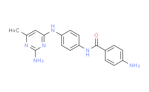 CAS No. 1020150-22-4, 4-Amino-N-(4-((2-amino-6-methylpyrimidin-4-yl)amino)phenyl)benzamide