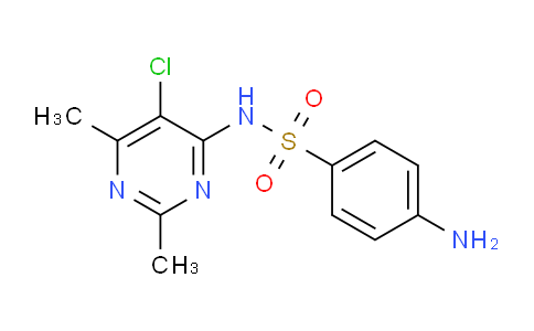 CAS No. 4015-18-3, 4-Amino-N-(5-chloro-2,6-dimethylpyrimidin-4-yl)benzenesulfonamide