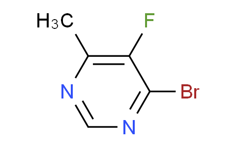 CAS No. 916213-45-1, 4-Bromo-5-fluoro-6-methylpyrimidine