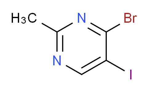 CAS No. 1706464-48-3, 4-Bromo-5-iodo-2-methylpyrimidine