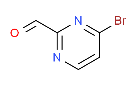 CAS No. 1378667-59-4, 4-Bromopyrimidine-2-carbaldehyde
