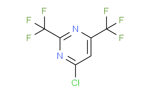 CAS No. 779-86-2, 4-Chloro-2,6-bis(trifluoromethyl)pyrimidine