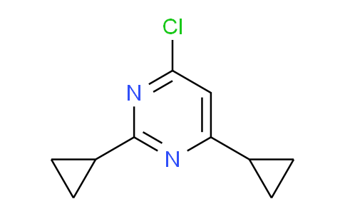CAS No. 1159820-61-7, 4-Chloro-2,6-dicyclopropylpyrimidine