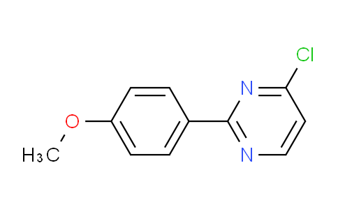 CAS No. 68535-54-6, 4-Chloro-2-(4-methoxyphenyl)pyrimidine