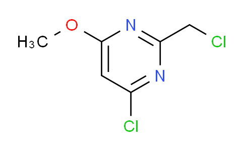 CAS No. 1056897-78-9, 4-Chloro-2-(chloromethyl)-6-methoxypyrimidine