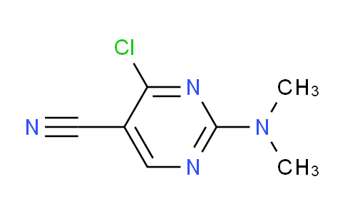 CAS No. 82183-24-2, 4-Chloro-2-(dimethylamino)pyrimidine-5-carbonitrile