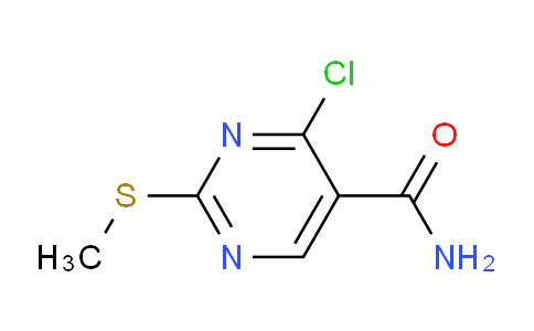 CAS No. 880613-19-4, 4-Chloro-2-(methylthio)pyrimidine-5-carboxamide