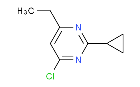 CAS No. 1155151-80-6, 4-Chloro-2-cyclopropyl-6-ethylpyrimidine