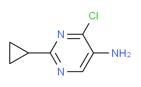 CAS No. 1255099-31-0, 4-Chloro-2-cyclopropylpyrimidin-5-amine