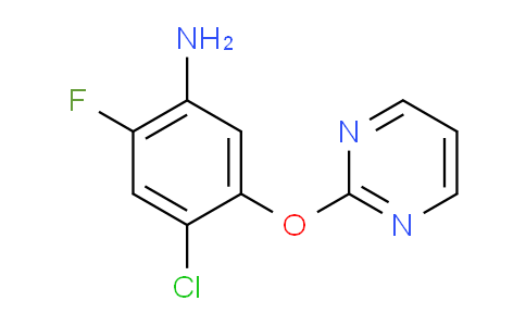 CAS No. 213675-94-6, 4-Chloro-2-fluoro-5-(pyrimidin-2-yloxy)aniline