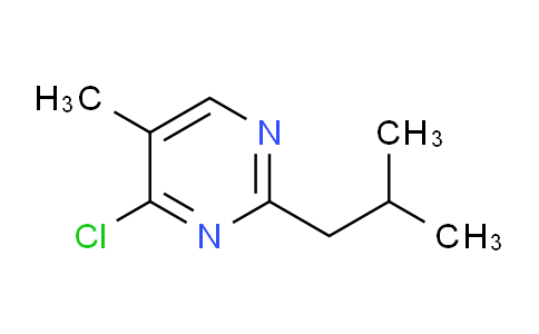 CAS No. 1707386-80-8, 4-Chloro-2-isobutyl-5-methylpyrimidine