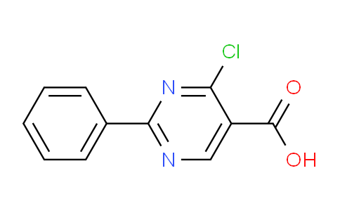 CAS No. 343349-20-2, 4-Chloro-2-phenylpyrimidine-5-carboxylic acid
