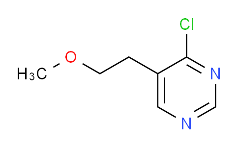 CAS No. 1403567-25-8, 4-Chloro-5-(2-methoxyethyl)pyrimidine