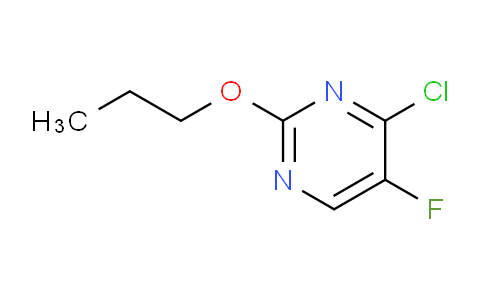 CAS No. 1823922-77-5, 4-Chloro-5-fluoro-2-propoxypyrimidine