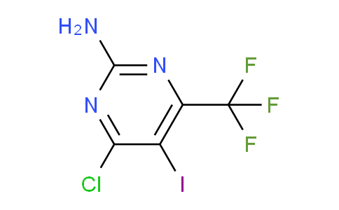 CAS No. 1823367-97-0, 4-Chloro-5-iodo-6-(trifluoromethyl)pyrimidin-2-amine