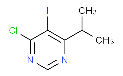 CAS No. 1026726-81-7, 4-Chloro-5-iodo-6-isopropylpyrimidine