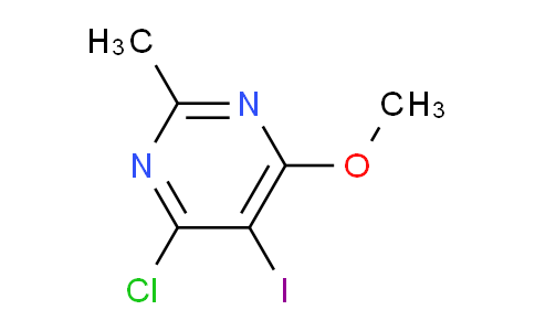 CAS No. 111079-20-0, 4-Chloro-5-iodo-6-methoxy-2-methylpyrimidine