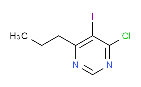 CAS No. 141602-34-8, 4-Chloro-5-iodo-6-propylpyrimidine