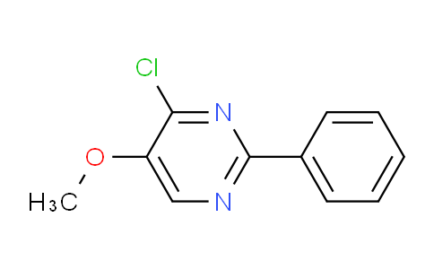 CAS No. 13317-67-4, 4-Chloro-5-methoxy-2-phenylpyrimidine