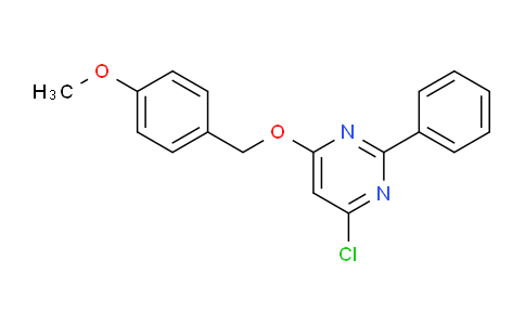 CAS No. 1044559-74-1, 4-Chloro-6-((4-methoxybenzyl)oxy)-2-phenylpyrimidine
