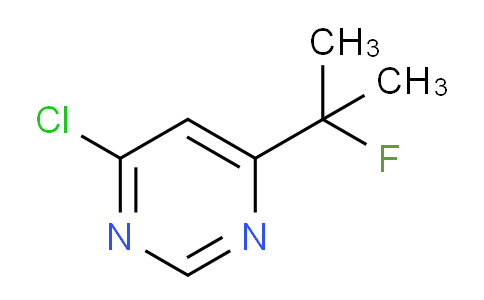 CAS No. 1289106-81-5, 4-Chloro-6-(2-fluoropropan-2-yl)pyrimidine
