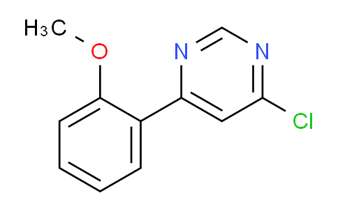 CAS No. 75634-03-6, 4-Chloro-6-(2-methoxyphenyl)pyrimidine
