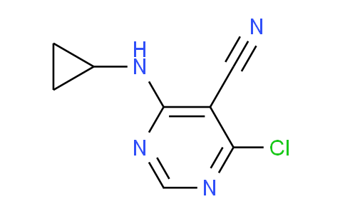 CAS No. 872890-13-6, 4-Chloro-6-(cyclopropylamino)pyrimidine-5-carbonitrile