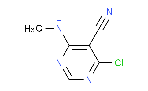CAS No. 872890-15-8, 4-Chloro-6-(methylamino)pyrimidine-5-carbonitrile
