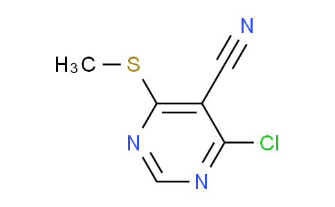 CAS No. 150807-96-8, 4-Chloro-6-(methylthio)pyrimidine-5-carbonitrile