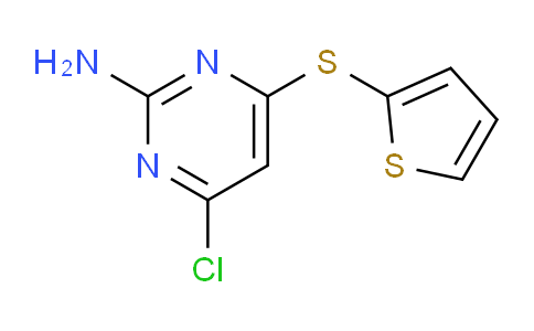 CAS No. 339016-11-4, 4-Chloro-6-(thiophen-2-ylthio)pyrimidin-2-amine