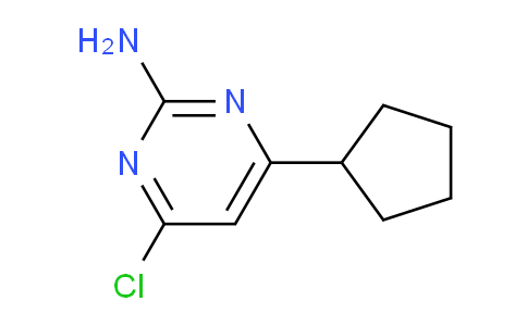 CAS No. 199863-89-3, 4-Chloro-6-cyclopentylpyrimidin-2-amine