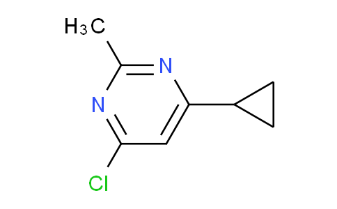 CAS No. 1159818-45-7, 4-Chloro-6-cyclopropyl-2-methylpyrimidine