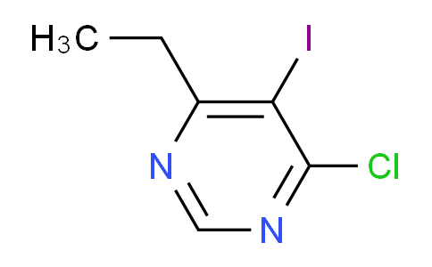 CAS No. 141602-29-1, 4-Chloro-6-ethyl-5-iodopyrimidine