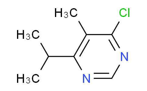 CAS No. 1256955-64-2, 4-Chloro-6-isopropyl-5-methylpyrimidine