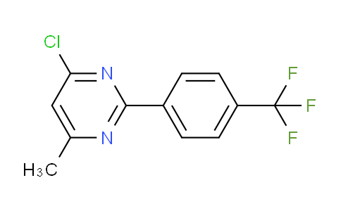 CAS No. 125904-05-4, 4-Chloro-6-methyl-2-(4-(trifluoromethyl)phenyl)pyrimidine