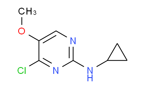 CAS No. 1353977-54-4, 4-Chloro-N-cyclopropyl-5-methoxypyrimidin-2-amine