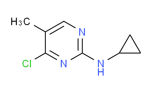 CAS No. 1289385-24-5, 4-Chloro-N-cyclopropyl-5-methylpyrimidin-2-amine