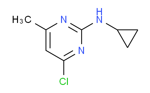 CAS No. 5734-73-6, 4-Chloro-N-cyclopropyl-6-methylpyrimidin-2-amine