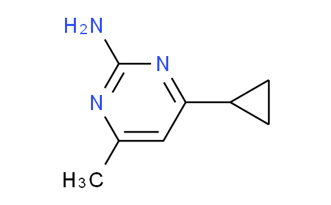 CAS No. 92238-61-4, 4-Cyclopropyl-6-methylpyrimidin-2-amine