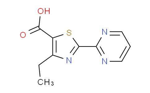 CAS No. 1104276-25-6, 4-Ethyl-2-(pyrimidin-2-yl)thiazole-5-carboxylic acid
