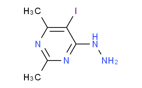 CAS No. 454473-80-4, 4-Hydrazinyl-5-iodo-2,6-dimethylpyrimidine