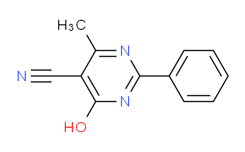 CAS No. 82114-04-3, 4-Hydroxy-6-methyl-2-phenylpyrimidine-5-carbonitrile