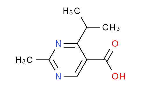 CAS No. 127958-08-1, 4-Isopropyl-2-methylpyrimidine-5-carboxylic acid
