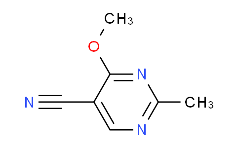 CAS No. 2006-00-0, 4-Methoxy-2-methylpyrimidine-5-carbonitrile