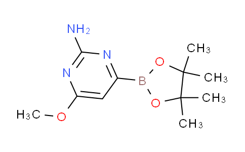 CAS No. 2304635-50-3, 4-Methoxy-6-(4,4,5,5-tetramethyl-1,3,2-dioxaborolan-2-yl)pyrimidin-2-amine
