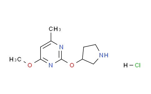 CAS No. 1774899-15-8, 4-Methoxy-6-methyl-2-(pyrrolidin-3-yloxy)pyrimidine hydrochloride