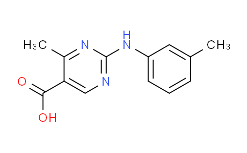 CAS No. 941236-36-8, 4-Methyl-2-(m-tolylamino)pyrimidine-5-carboxylic acid