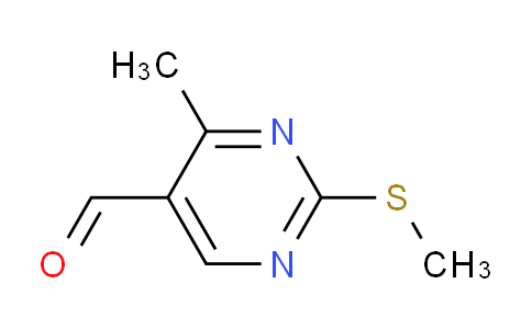 CAS No. 84755-30-6, 4-Methyl-2-(methylthio)pyrimidine-5-carbaldehyde