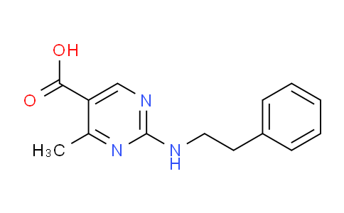 CAS No. 1188977-51-6, 4-Methyl-2-(phenethylamino)pyrimidine-5-carboxylic acid