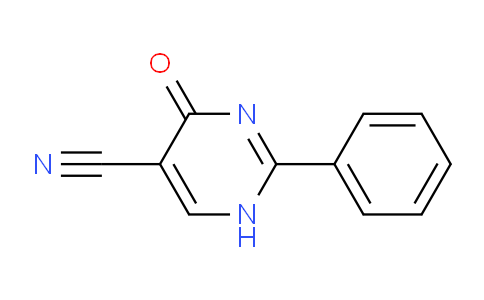 CAS No. 27058-48-6, 4-Oxo-2-phenyl-1,4-dihydropyrimidine-5-carbonitrile